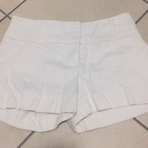 White dress shorts